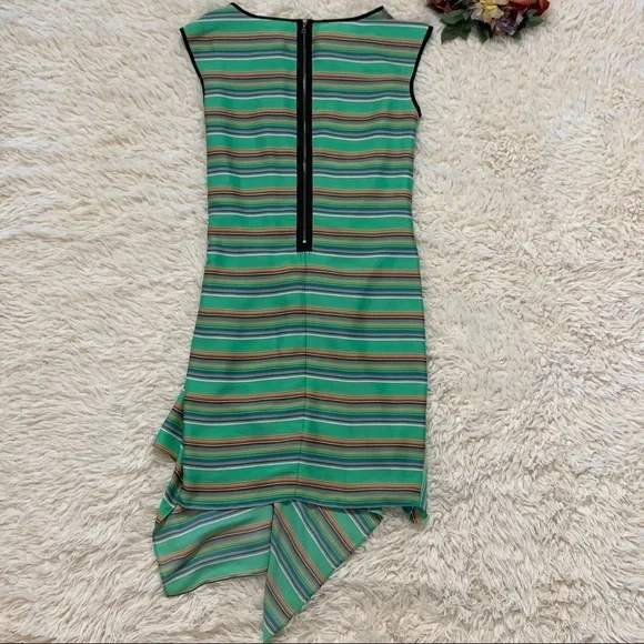 Rachel Rachel Roy Striped Handkerchief Hem Dress - Picture 2 of 15